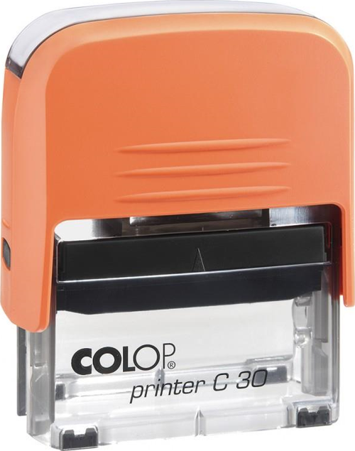 PRINTER C30 TURUNCU KASA SİYAH KEÇE - 18X47MM
