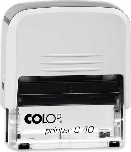 PRINTER C40 BEYAZ KASA SİYAH KEÇE - 23X59MM