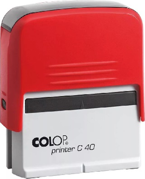 PRINTER C40 KIRMIZI KASA SİYAH KEÇE - 23X59MM