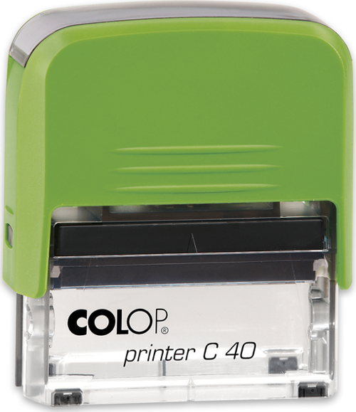 PRINTER C40 YEŞİL KASA SİYAH KEÇE - 23X59MM
