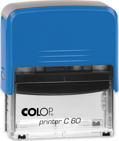 PRINTER C60 MAVİ KASA SİYAH KEÇE - 37X76MM