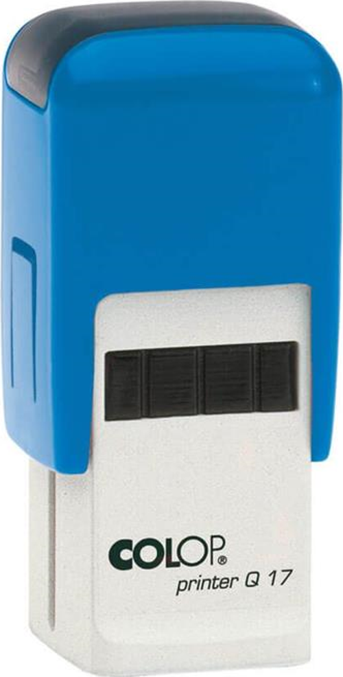 Q17 KARE MAVİ KASA MAVİ KEÇE - 17X17MM