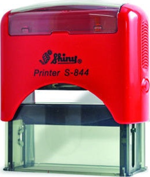 SHINY S-844 KIRMIZI KASA SİYAH PED 58X22MM