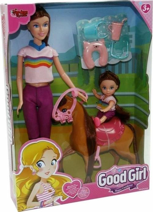 Oyuncak WG-115162 Kutulu 29cm Atlı Kızı ve Anne Bebek