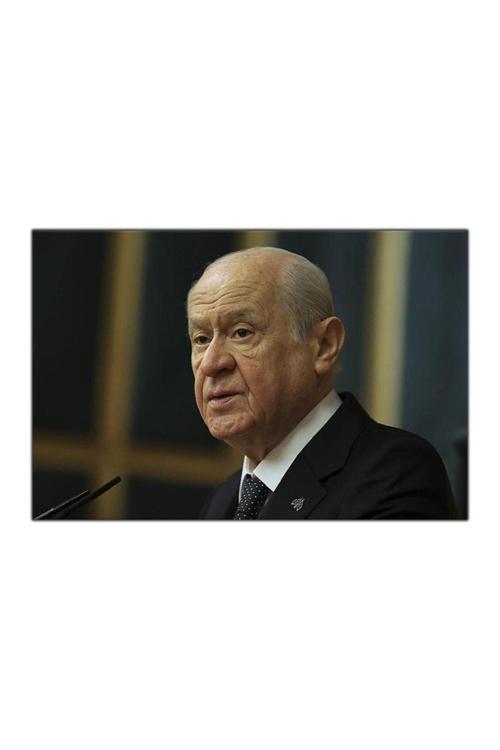 Devlet Bahçeli Kanvas Tablo