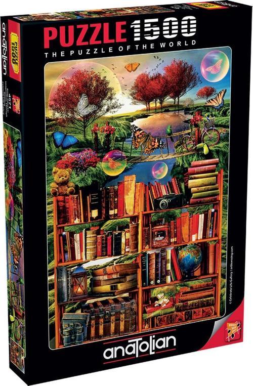 1500 Parçalık Puzzle - Kitap Dünyası 4571