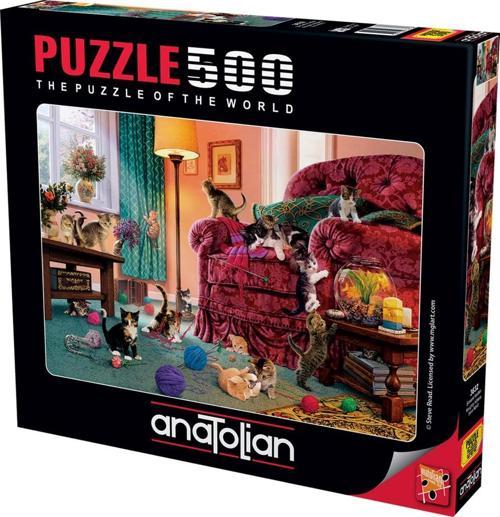 500 Parçalık Puzzle - Şımarık Kediler 3632