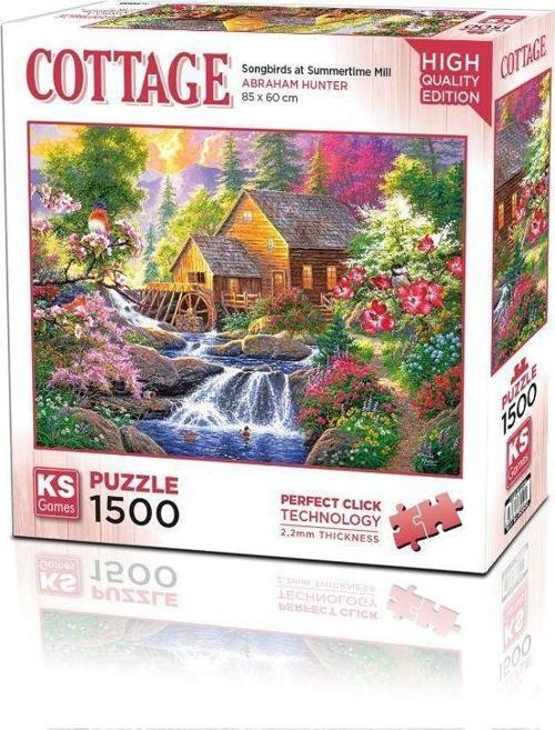 Songbirds at Summertime Mill 1500 Parça Puzzle