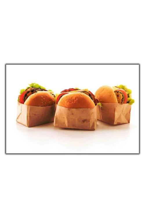Hamburger Paketleri Kanvas Tablo