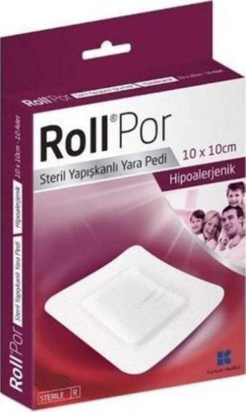 Por 10X10 Cm 10'Lu Steril Yapışkanlı Yara Pedi