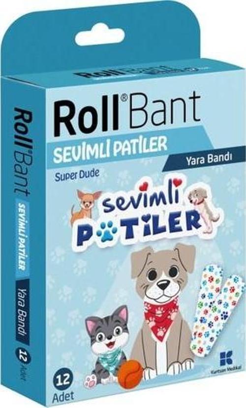 bant Sevimli Patiler Yara Bandı 12 Adet