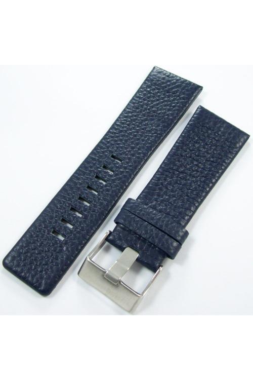 1. Kalite 28Mm Lacivert Deri Saat Kayışı Diesel Model Saat Kordonu