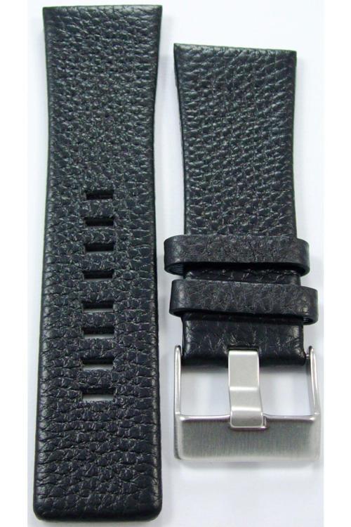 1. Kalite 29Mm Siyah Deri Saat Kayışı Diesel Model Saat Kordonu Ç