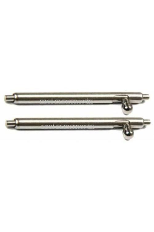 2 Adet 18Mm Akıllı Otomatik Boynuzlu Saat Pimi Susta Spring Bar