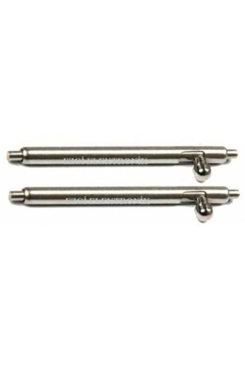2 Adet 24Mm Akıllı Otomatik Boynuzlu Saat Pimi Susta Spring Bar