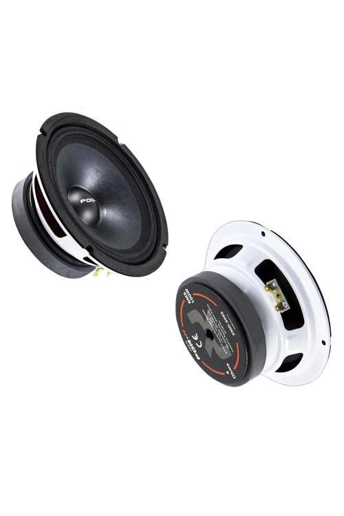 Oto Mıdrange Yeni Seri Kırmızı Kasa 16Cm 200W 2 Adet Kapaksız Xmd-3065