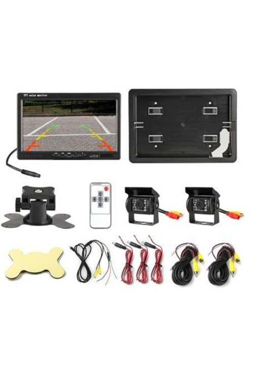 Traktör Biçerdöver Çift Kamera Sistemi Audıomax 9 Inc Monıtor