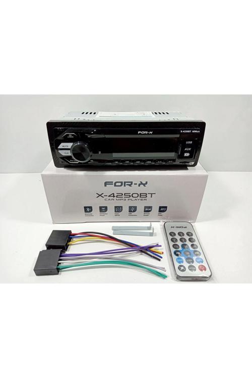Teyp – X-4250Bt 4X60W - Usb ,Aux Ve Radyo Çalar - Bluetoothlu Oto Teyp