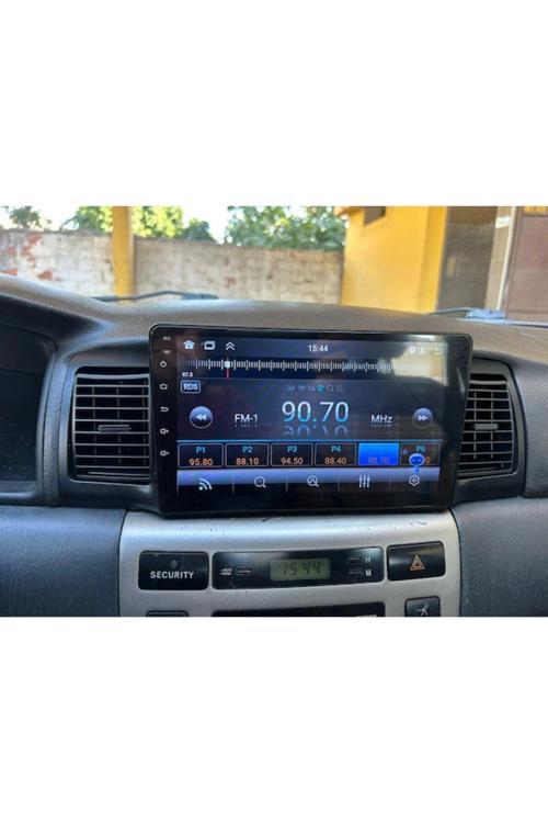 Toyota Corolla(2002-2006) 9''-4Gb-64Gb-Ön Kayıt Kamera-Mikrofonlu-Car Play-Wifi-Fm-Mp3-Bt-Hd Kamera