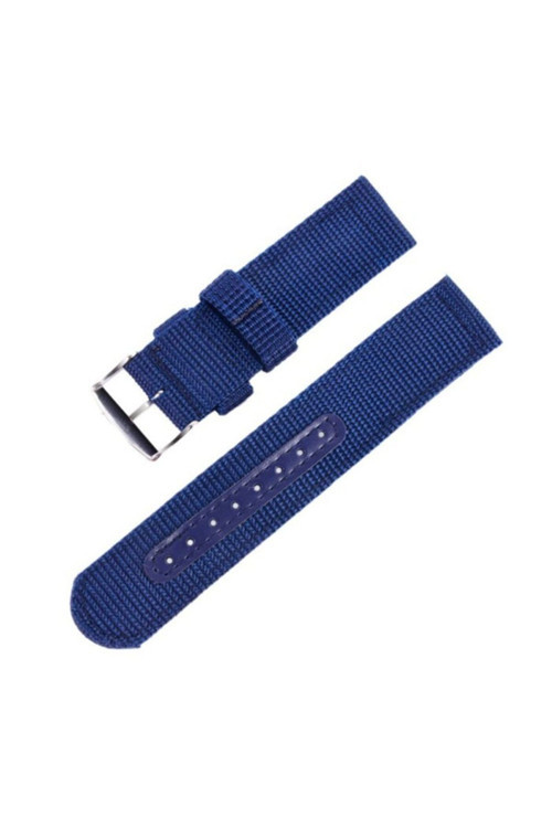 Kumaş Perlon Koyu Lacivert 24Mm Spor Saat Kordonu Kayışı Nato Zul