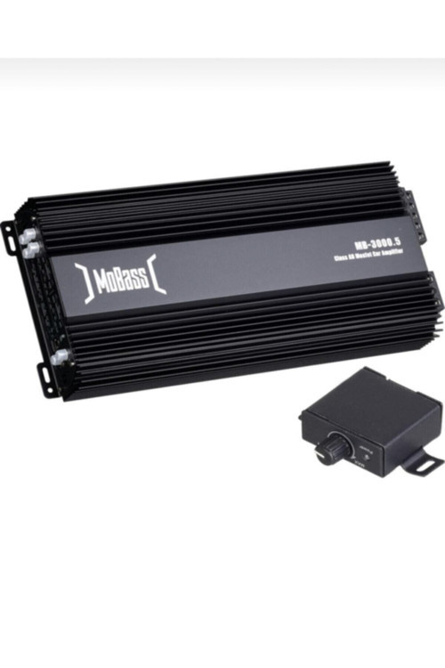 Mobass 5 Kanal 130Wx4Ch + 350W Rms Bass Kontrollü Oto Amfi