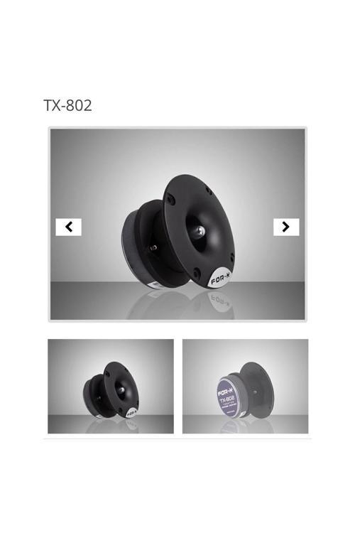 Tx-802 Tweeter Ciftti 200Wat 100 Rms Tanesi 100Wat 50 Rms İki Adet 10Cm
