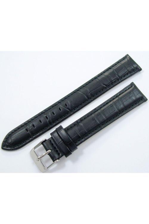 Bizon Deri Saat Kayışı 22Mm Xl Uzun Saat Kordonu Krokodil Bas...