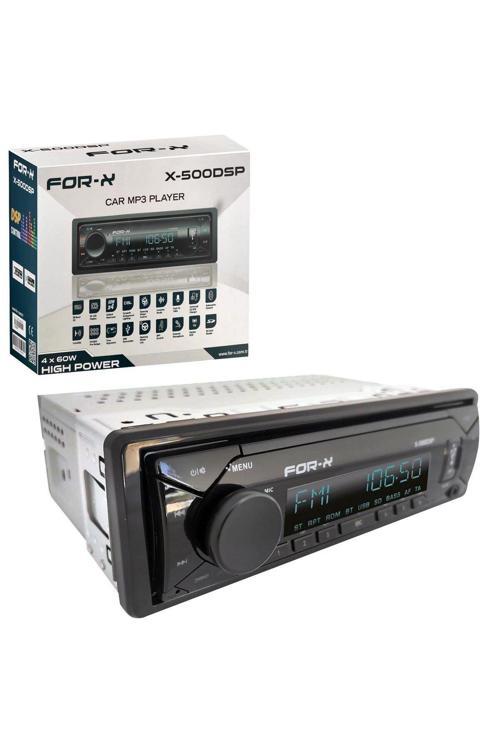 For-X X-500Dsp Oto Teyp 4X60W Bt/2Xusb/Sd/Fm/Aux Mobil Aplikasyon