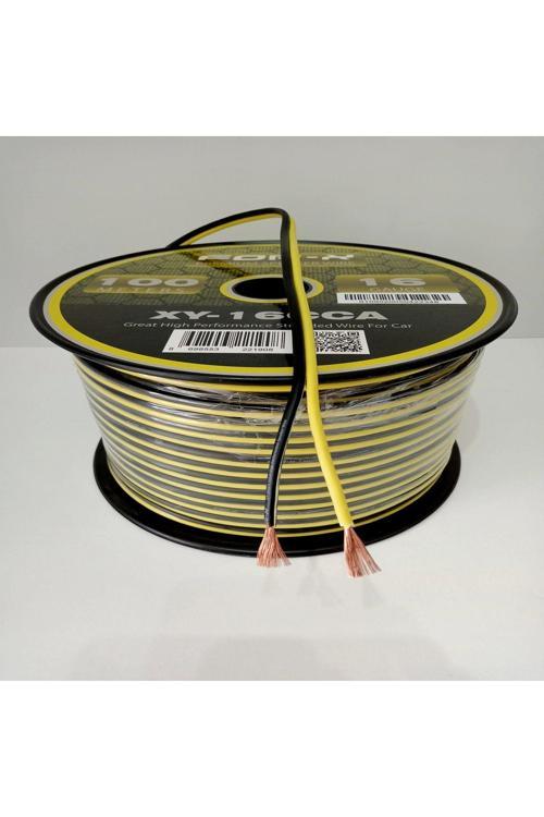 16Ga Bass Ve Hoparlör Kablosu - Xy-16 Cca Amfi Bass Kablosu 16Ga - 5 Metre