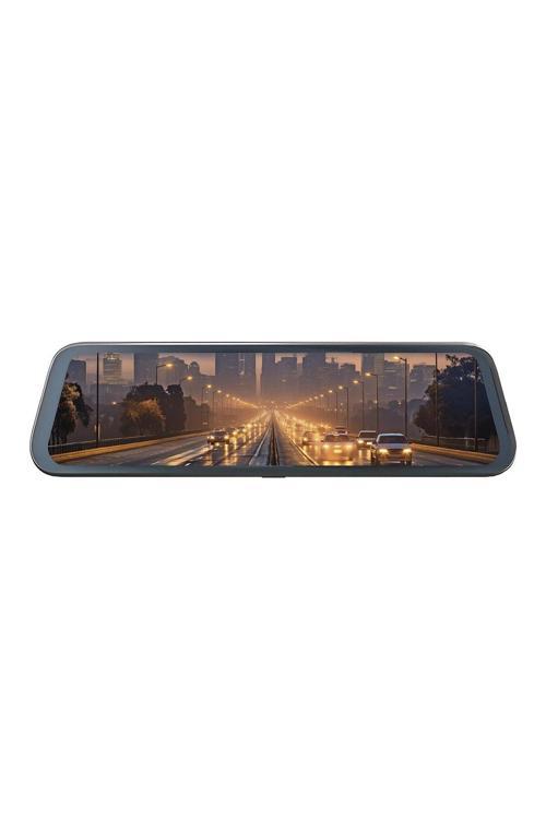 9.6'' Hd Tamekran-Ön-Arka Görüş Kayıt-Hareket Algılama-Ses Kontrollü-128Gb Kart Destekli Dvr