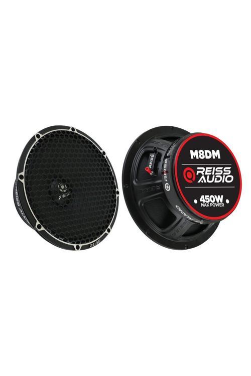 Audio Rs-M8Dm-450Wmax-Çifti 300Wrms-Kaliteli-Profesyonel-Metal Kapaklı-20 Cm Midrange Hoparlör