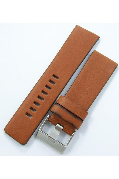 Bizon Taba Açık Kahverengi Deri Saat Kordonu 26Mm Dizel Model Uyumlu Kayış