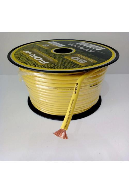 Amfi Tesisat Güç Kablosu 6Ga - Xy-6 Cca Oto Anfi 6Ga Power Kablosu - 5 Metre