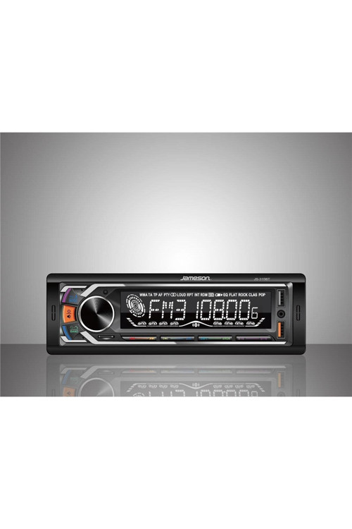 Js-315 Bt Oto Teyp Çift Anfi Çıkış/4*60W/Telefondan Kontrol/Usb/Bt/Sd/Aux