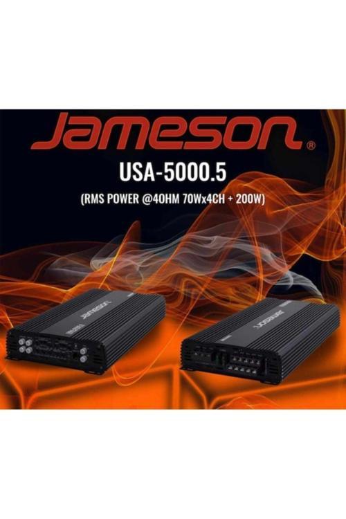 Usa-5000.5 Profesyonel 5 Kanallı Anfi 4Ohm70Wx4Ch+200W 2Ohm 130Wx4Ch+