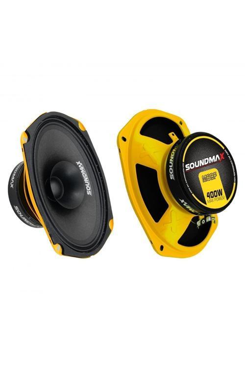 Sx-M69F Çifti 800Wat-200W Rms Metal Kapaklı 6X9 Oval Oto Midrange Hoparlör