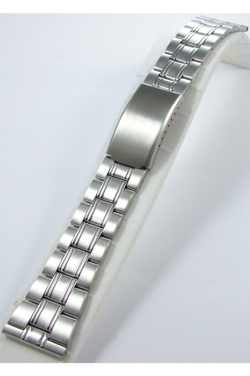 Çelik Saat Kordonu Spor 24Mm Metal Kayış Kolçak Kalın Şerit