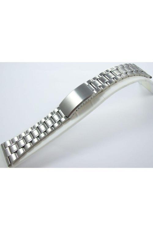 Çelik Saat Kordonu Spor 30Mm Metal Kayış Kolçak Geniş Şerit