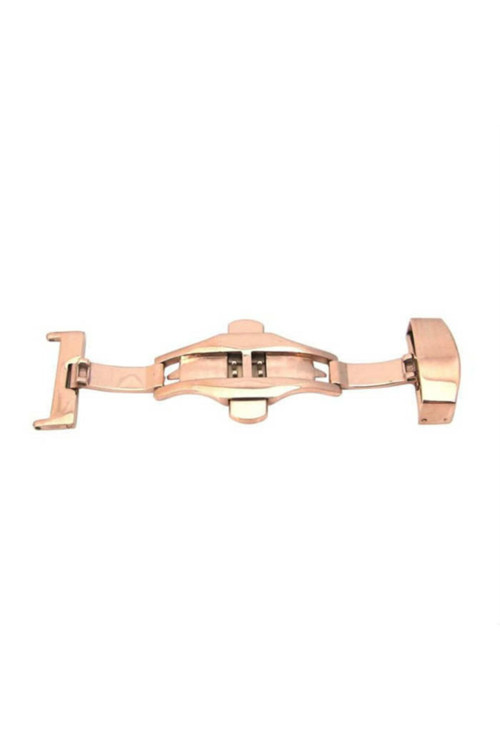 Saat Kordon Klipsi Kelebek Yandan Basmalı Rose Bakır Kilit 16Mm S