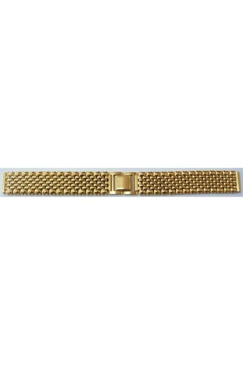 Sarı Altın Kaplama 1. Kalite Saat Kordonu Metal Kordon 16Mm 02 Me