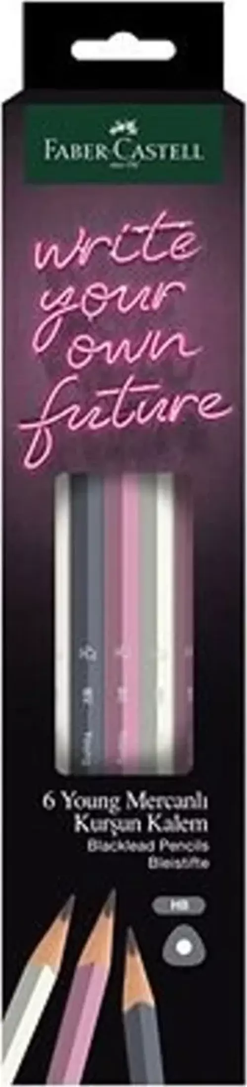 Faber-Castell Young Mercanlı Kurşun Kalem 6 Lı Paket