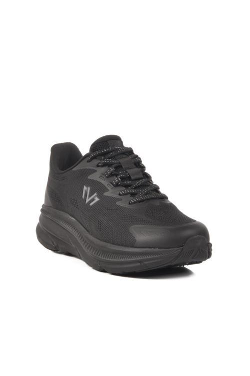 Eopaia Esnek Hafif Unisex Siyah Spor Ayakkabı