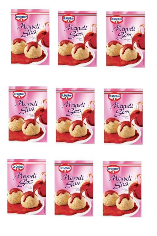 Dr.Oetker Meyveli Sos 80 Gr X 9 Adet