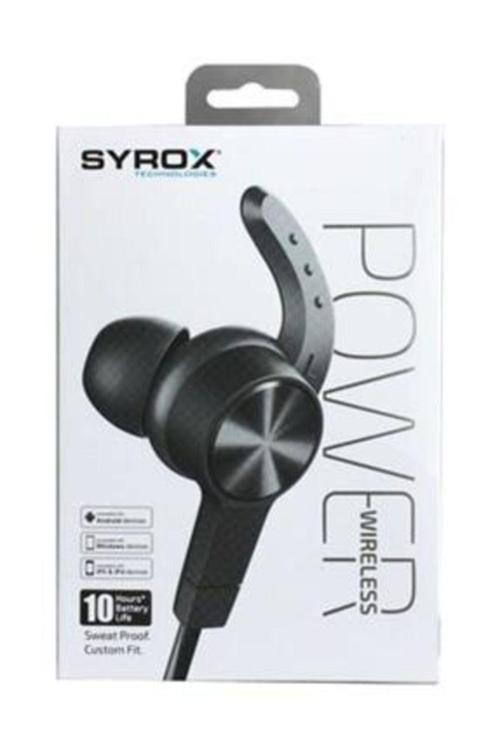 S32 Çift Bataryalı Bluetooth'Lu Kulakiçi Spor Kulaklık Mıknatıslı S32- Siyah