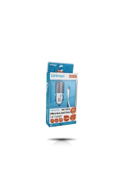 Oto Araç Şarj, 2.1A Micro, 12-24V, 2Usb, 10 Watt, 1Mtkablo Lkc-05