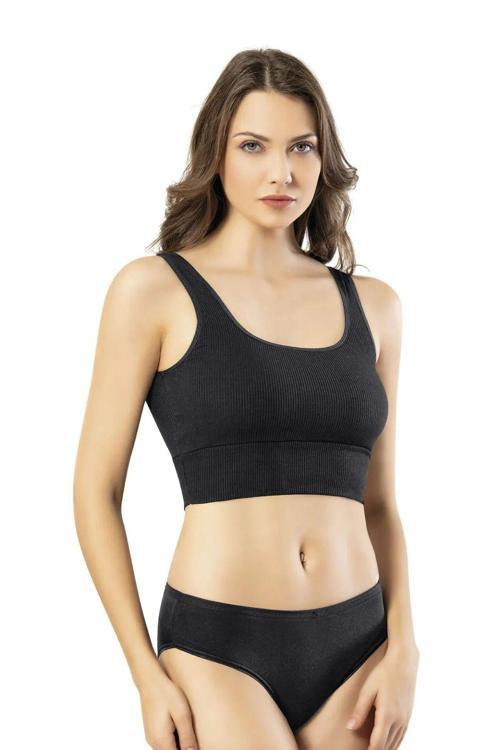 Kalın Askılı Fitilli Dalgıç Bustiyer Kota 6432