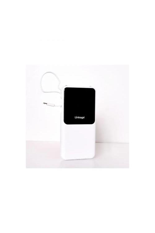 Lkp-24 10000Mah 2Xusb, Dahili Micro,Type-C Lightning Kablo Lcd Güç Götergeli Powerbank