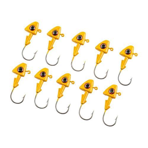 Jighead - Zoka - Kurşunlu Olta İğnesi - (XH-A 07) - Sarı - 6 Gr - 10 Adet