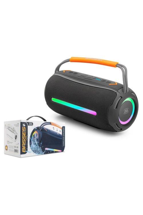 Taşınabilir Kablosuz Hoparlör Tws Rgb Ledli 12 Saat Şarj