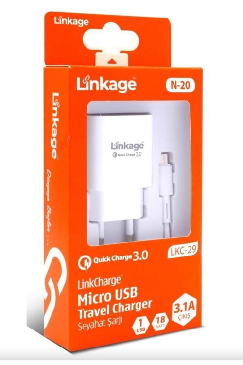 Mikro Quick Charge 3.1A/18W 1Xusb 1Mt Şarj Kablosu Lkc-29